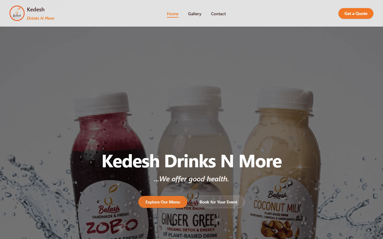 Kedesh Drinks & More